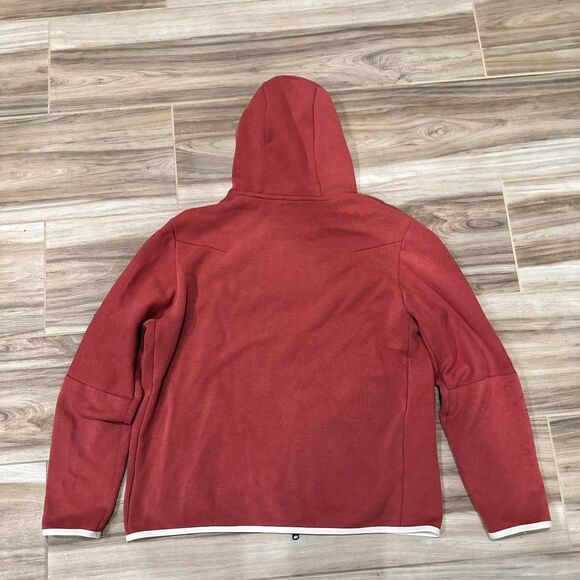 red and dark blue nike tech fleece sweatsuit hoodie and pants - Picture 4 of 7